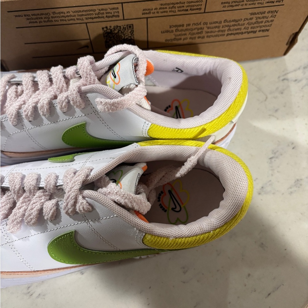 Nike New Flex Runner 3 Grey/ Withe Mesh Preschool Sneaker Shoes FN1449-001 - Picture 7 of 9